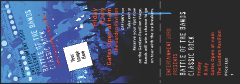 Rock Concert Blue Event Ticket 0007