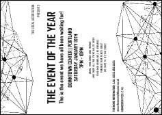 All Purpose Geometric Black and White Postcard with abstract background design and customisable text.