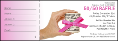 Pink Ribbon Fundraiser Raffle Ticket 0007