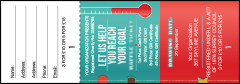 Fundraising Thermometer Raffle Ticket 0007
