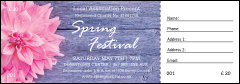 Spring Festival 2 Raffle Ticket