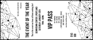 All Purpose Geometric Black and White VIP Pass. Personalise text to your needs.