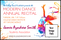 Modern Dance Economy Event Badge with vivid color and image upload.