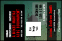 Brand your MMA event and organize fans. Edgy design, Mixed Martial Arts focus. Highlight top billing matches via custom image upload. Prints and ships fast.