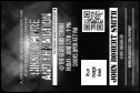 Galaxy Hip Hop Black and White Economy Event Badge custom printed on top notch ticket stock.