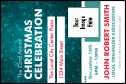 Holiday Snowflake Economy Event Badge with delicate snowflakes and image upload.