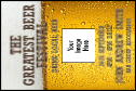 Beer Festival Economy Event Badge with space to upload one image.