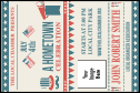 Fourth of July Hometown Economy Event Badge with nostalgic, patriotic design.