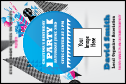 Birthday Geometric Economy Event Badge with image upload.