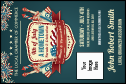 Fourth of July Freedom Blue Economy Event Badge with image upload.