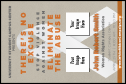 White Ribbon Economy Event Badge with 13 text lines for fundraiser info.