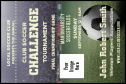 Soccer stadium Economy Event Badge with image upload.