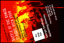 Rock Concert Red Economy Event Badge with image upload spot.