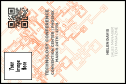 A patterned Conference Series: Red Tech Economy Event Badge