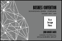 Conference Series: White Geometric Patterns Economy Event Badge with photo ID upload