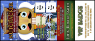 Nutcracker VIP Event Badge Large with 2 image uploads.