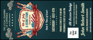 Fourth of July Freedom Blue VIP Event Badge Large with image upload and unique barcoding.