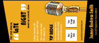 Comedy Retro VIP Event Badge Large with 2 image uploads