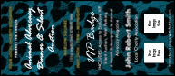 Animal Print VIP Event Badge Large with space to upload to custom images.