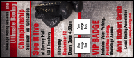 Boxing Gloves VIP Event Badge Large with 2 image upload spots.