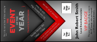 Red and Silver VIP Event Badge Large with 2 image uploads.