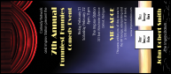 Stand Up Comedy VIP Event Badge Large with two image uploads.