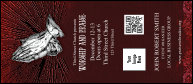 Gospel Praying Hands VIP Event Badge Large has 10 customizable text lines.