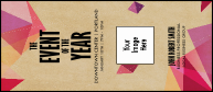 Conference Series: Abstract Geometric Triangles VIP Event Badge Large