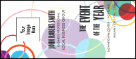 Conference Series: All Purpose Colorful Circles VIP Event Badge Large. Upload 1 image.
