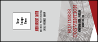 Conference Series: All Purpose Grey Buildings VIP Event Badge Large with large image upload.