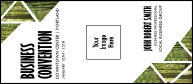 Conference Series: All Purpose Trees VIP Event Badge Large with optional lanyard slot.