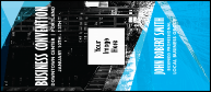 Conference Series: All Purpose Blue Buildings VIP Event Badge Large with central image upload.