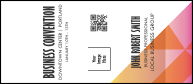 Conference Series: Colorful Abstract VIP Event Badge Large with logo upload.