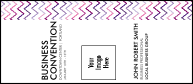 Conference Series: Gradient Waves VIP Event Badge Large with contemporary design.