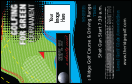 Golf Water Hazard VIP Event Badge Medium with several lines of customizable text.