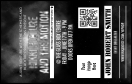 Galaxy Hip Hop Black and White VIP Event Badge Medium with image upload.