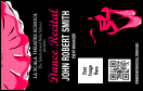 Dance Recital VIP Event Badge Medium with striking design.