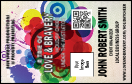 Color Circle VIP Event Badge Medium with 10 lines of customizable text.
