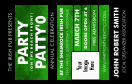 St Patricks Day Plaid VIP Event Badge Medium has unique numbering and 1 image upload spot.