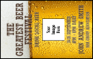 Beer Festival VIP Event Badge. Upload one custom image.