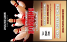 Bowling League VIP Event Badge Medium with bold graphics.