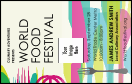 World Food Festival VIP Event Badge Medium with image upload and customizable text.