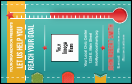 Fundraising Thermometer VIP Event Badge Medium. Customizable, contemporary template with bright color scheme. Hassle-free ordering. Professional printing.