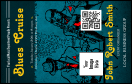 Blues Cruise VIP Event Badge Medium with logo upload and unique ticket numbering.