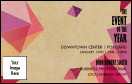 Conference Series: Abstract Geometric Triangles VIP Event Badge Medium