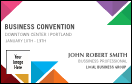 Conference Series: All Purpose Triangles VIP Event Badge Medium