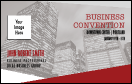 Conference Series: All Purpose Grey Buildings VIP Event Badge Medium