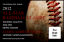 Baseball Stitches VIP Event Badge Small