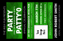 St Patricks Day Plaid VIP Event Badge Small with 13 text lines.