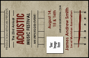 Acoustic Strings VIP Event Badge Small